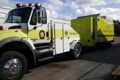 Hillsborough County Fire Rescue - Urban search and rescue truck and trailer detail