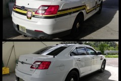 Graphics removal - Hillsborough County Fire Rescue - Car (passenger side)