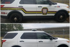 Graphics removal - Hillsborough County Fire Rescue - SUV (side)