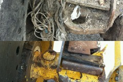 Heavy equipment - Hillsborough County fleet front end loader used at a landfill (before & after)