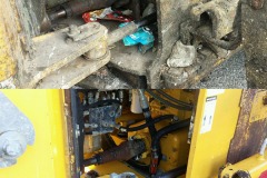 Heavy equipment - Hillsborough County fleet front end loader used at a landfill (before & after)