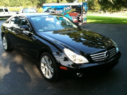 Black Mercedes CLS550