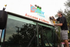 Hillsborough County  Library Services - polish library bus